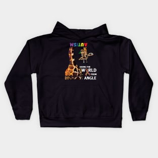 Seeing The World From Different Angle Kids Hoodie